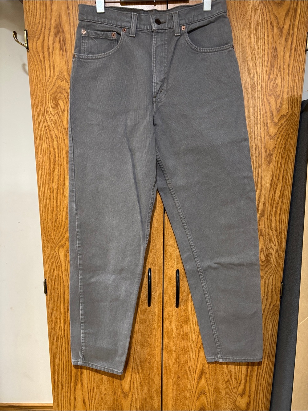 Levi's Men's Gray Slim Straight Jeans vintage USA